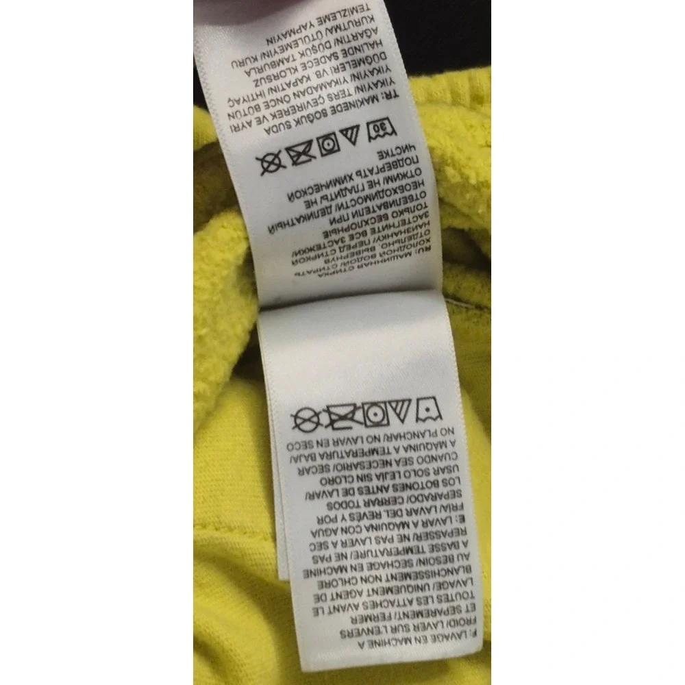 The North‎ Face Never Stop Exploring Shorts men's XXL yellow drawstring fleece